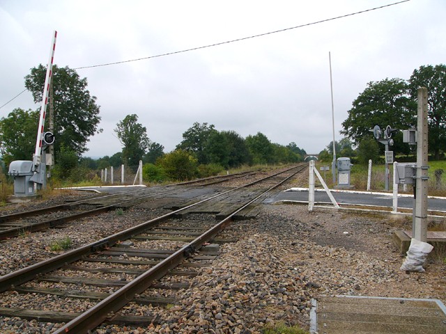 Allier - Colombier - passage à niveau