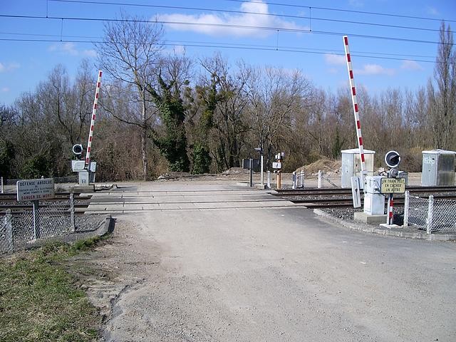 Allier - Saint Germain des Fossés - passage à niveau