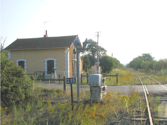 Allier -  - passage à niveau