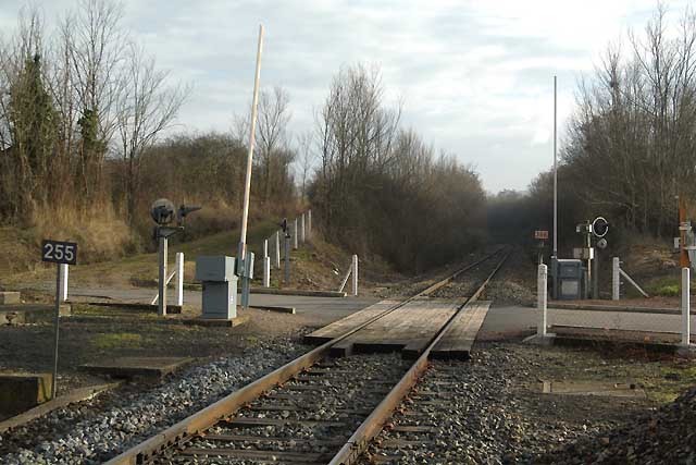 Allier - Saint Bonnet de Rochefort - passage à niveau