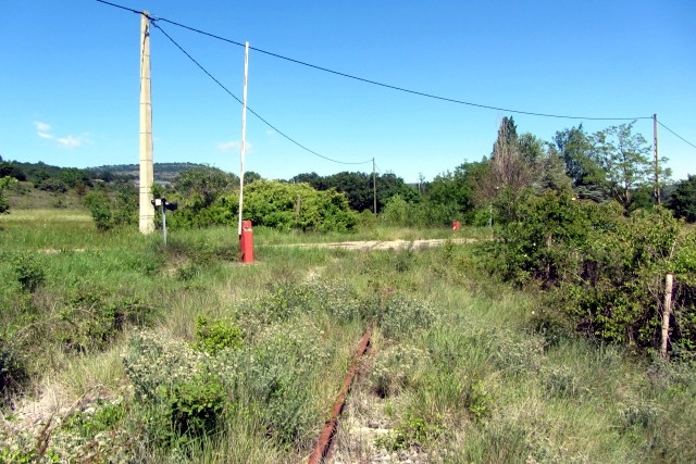 Ardèche - Mirabel - passage à niveau