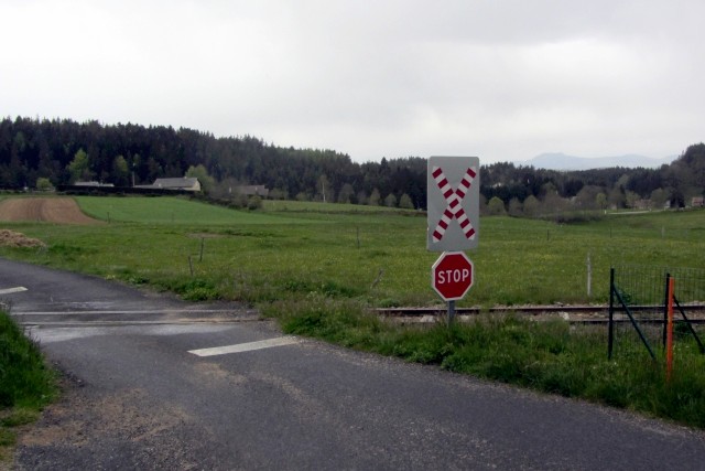 Ardèche - Saint Agrève - passage à niveau