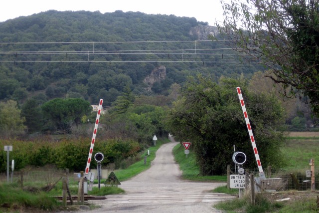 Ardèche - Soyons - passage à niveau