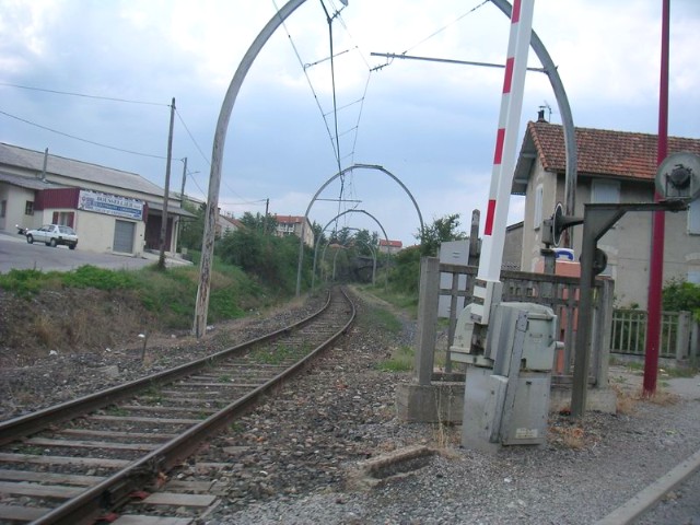 Aveyron - Aguessac - passage à niveau