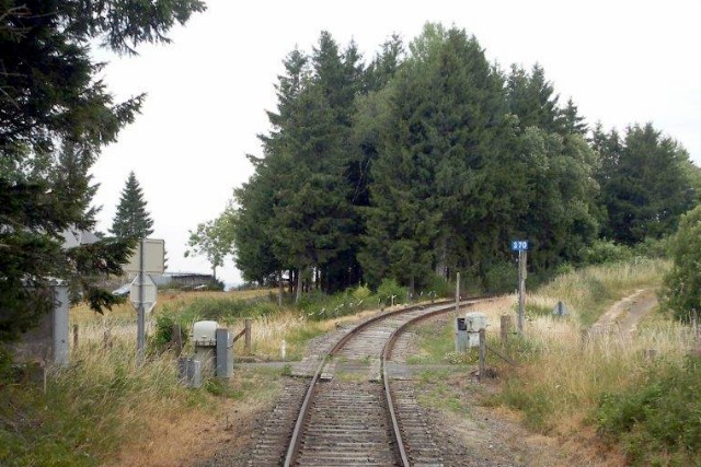 Cantal - Lugarde - passage à niveau