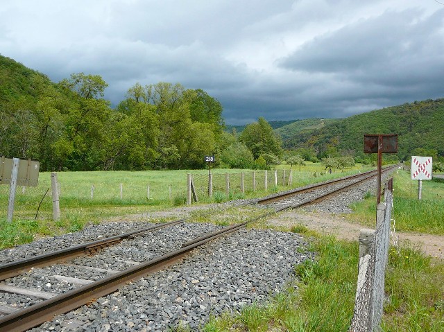 Cantal - Massiac - passage à niveau