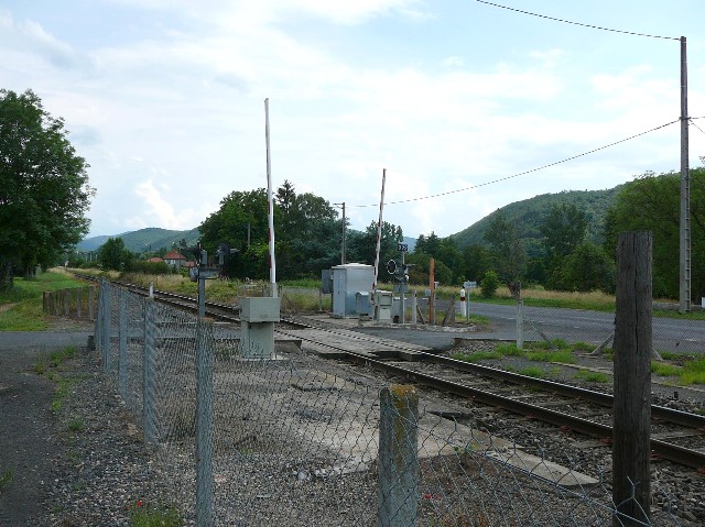 Cantal - Massiac - passage à niveau