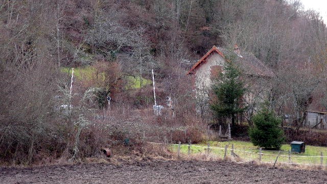 Cantal - Molompize - passage à niveau