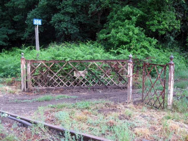 Cantal - Vebret - passage à niveau