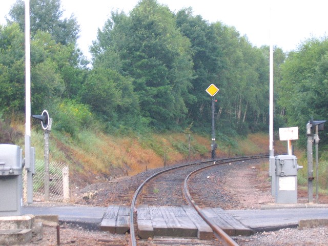 Corrèze - Monestier Merlines - passage à niveau