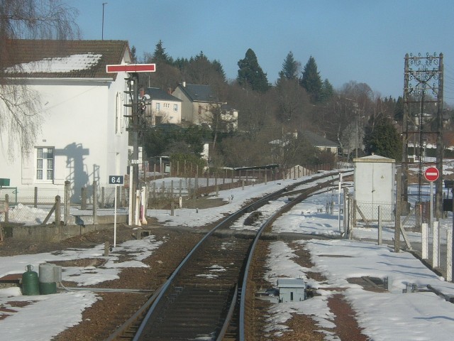 Corrèze - Ussel - passage à niveau