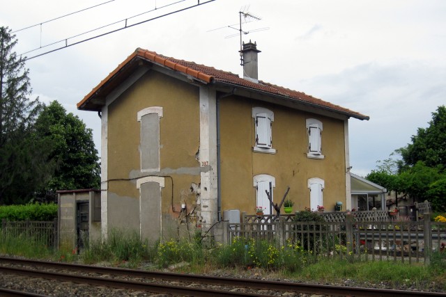 Drôme - Saulce sur Rhône - passage à niveau