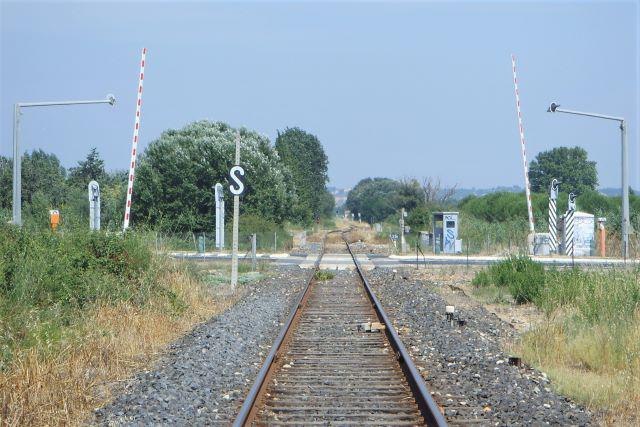 Gard - Aimargues - passage à niveau