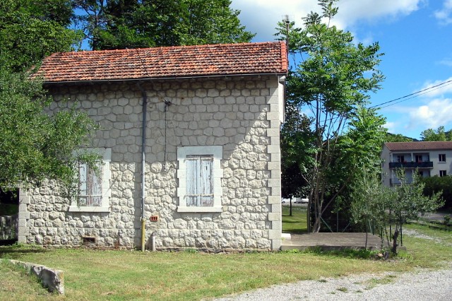 Gard - Anduze - passage à niveau