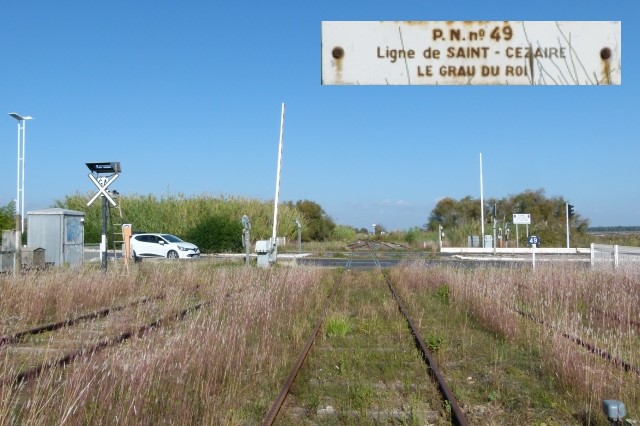 Gard - Le Grau du Roi - passage à niveau