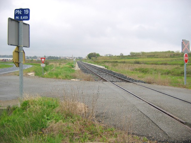 Hérault -  - passage à niveau