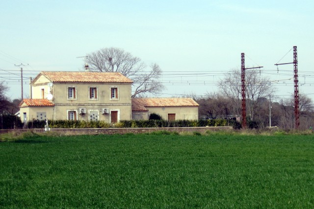 Hérault - Lunel - passage à niveau