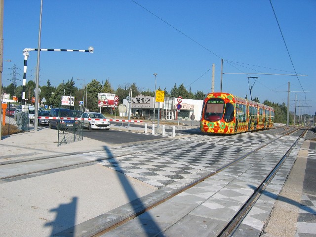 Hérault - Saint Jean de Védas - passage à niveau