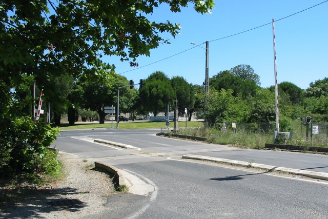 Hérault - Vendargues - passage à niveau