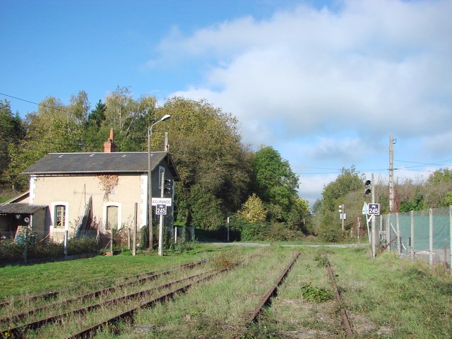 Indre - Montgivray - passage à niveau