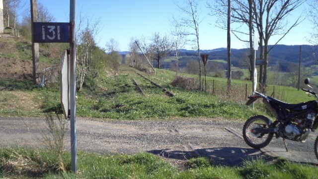 Haute Loire - Allègre - passage à niveau