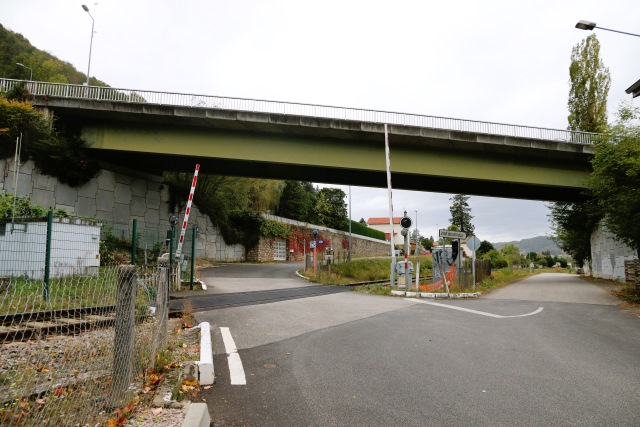 Haute Loire - Aurec sur Loire - passage à niveau