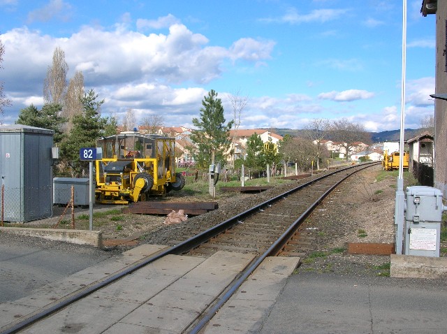 Haute Loire - Fontannes - passage à niveau