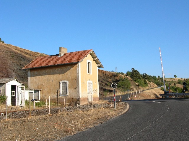 Haute Loire - Saint Arcons d'Allier - passage à niveau