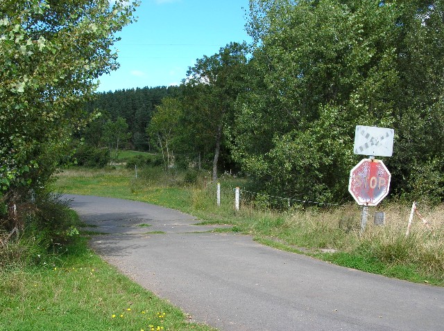 Haute Loire - Vernassal - passage à niveau