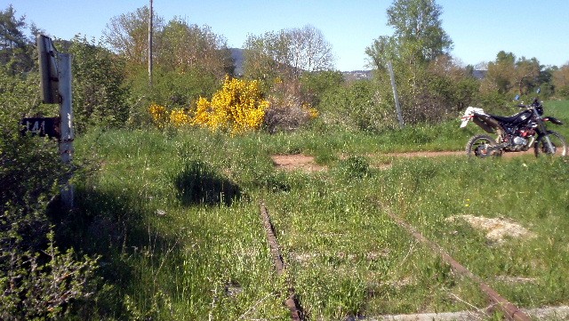 Haute Loire - Vernassal - passage à niveau