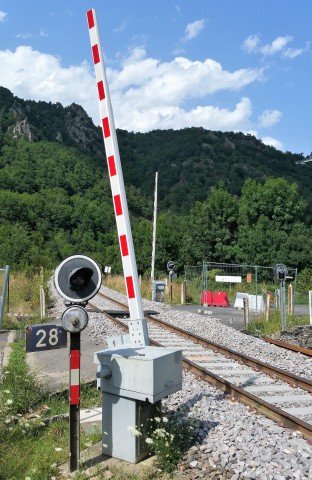 Haute Loire - Vorey - passage à niveau