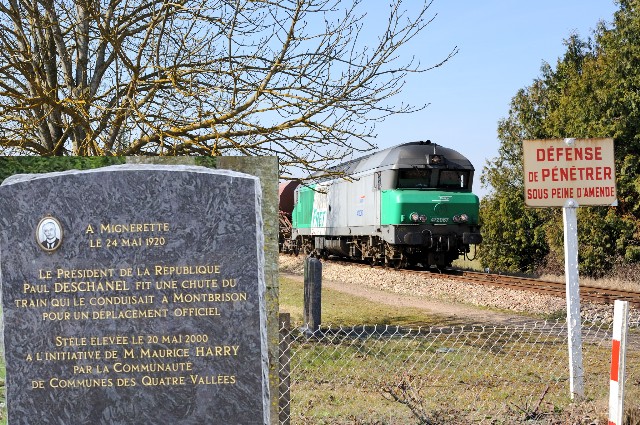 Loiret - Mignerette - passage à niveau