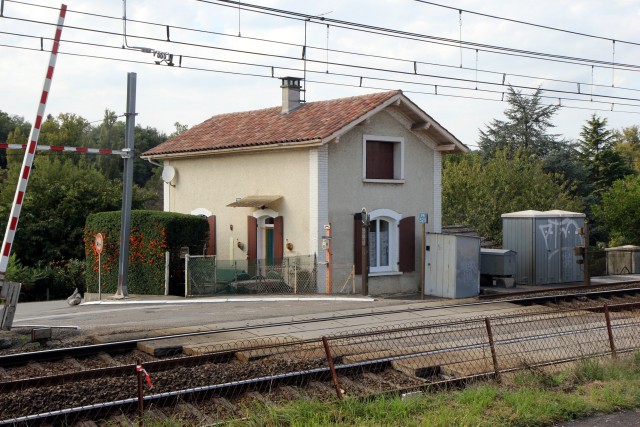 Lot - Cahors - passage à niveau