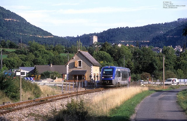 Lozère - Chanac - passage à niveau