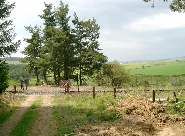 Lozère - Chasseradès - passage à niveau