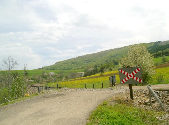 Lozère - Chasseradès - passage à niveau