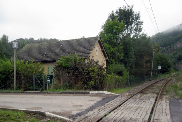 Lozère - Saint Germain du Teil - passage à niveau