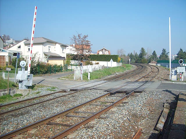 Puy de Dôme - Chamalières - passage à niveau