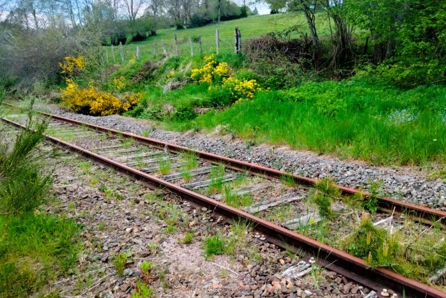 Puy de Dôme - Saint Julien Puy Lavèze - passage à niveau