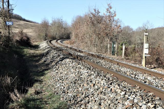 Tarn - Le Garric - passage à niveau