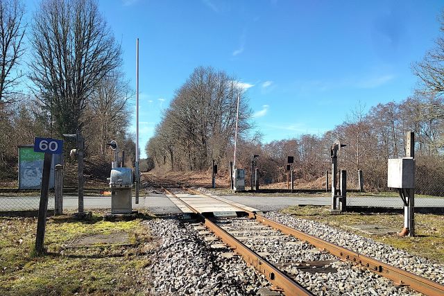 Corrèze - Alleyrat - passage à niveau