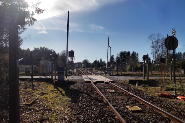 Corrèze - Meymac - passage à niveau