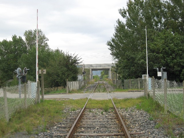 Drôme - Pierrelatte - passage à niveau