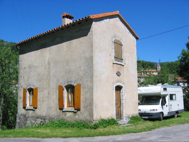 Gard - Aumessas - passage à niveau