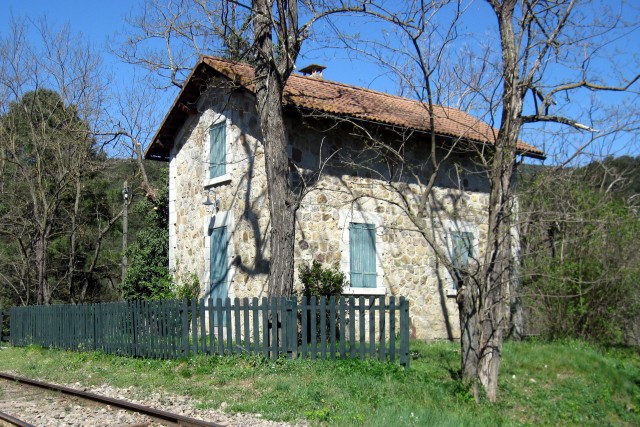 Gard - Thoiras - passage à niveau