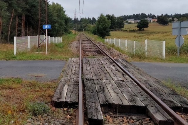 Lozère - Peyre en Aubrac - passage à niveau