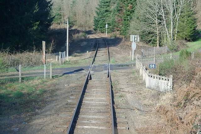 Puy de Dôme - Augerolles - passage à niveau